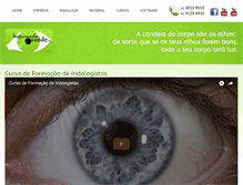 Tablet Screenshot of iridologiacuritiba.com.br